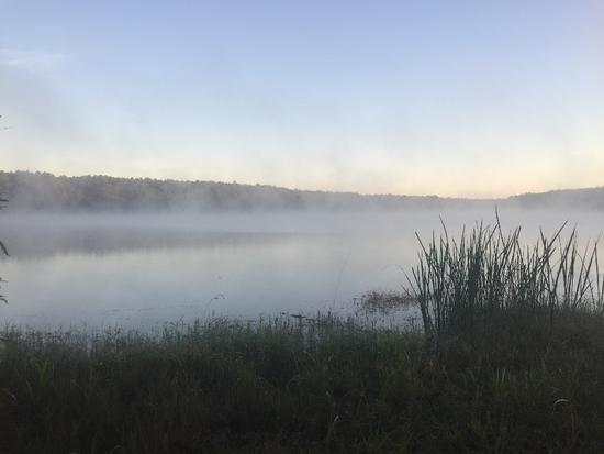 Fog Covering Bear Lake