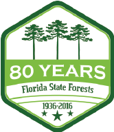 Logo: 80 Years of Florida State Forests
